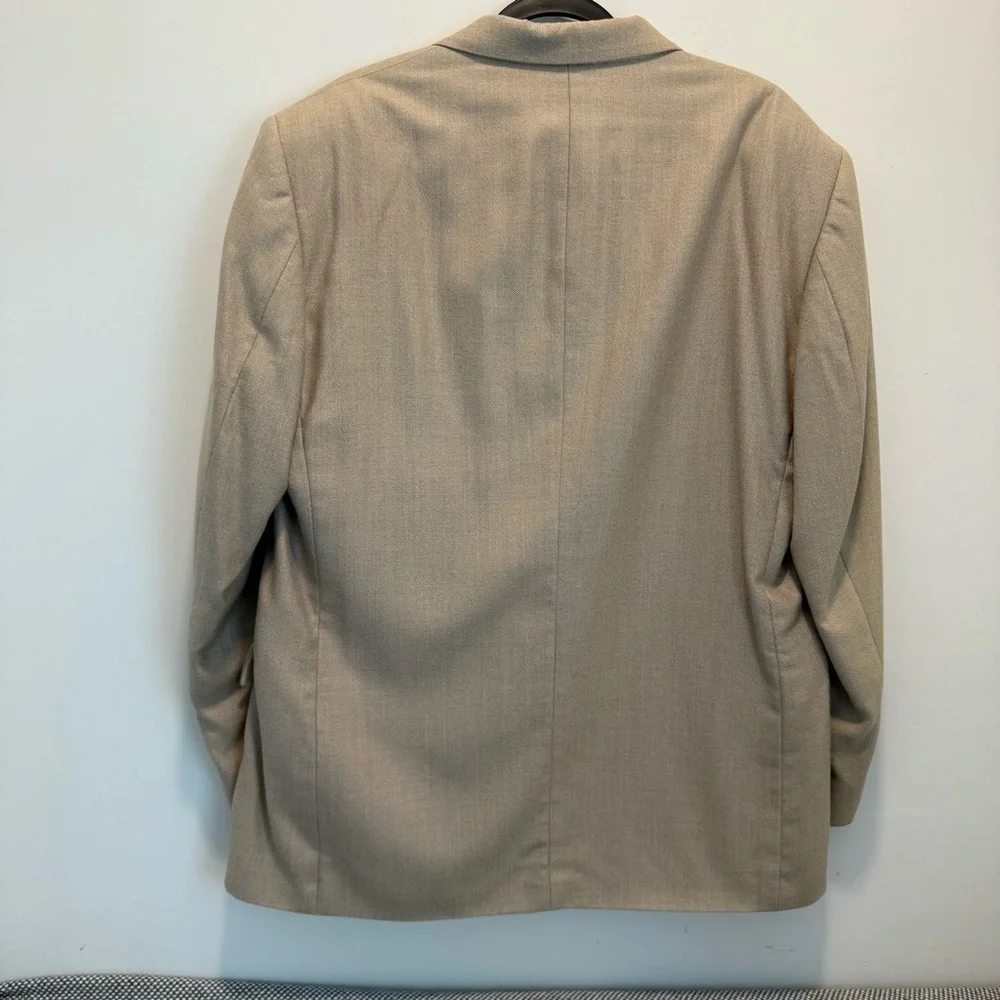 Oscar de la Renta Vintage Sport Coat Blazer in Wool Silk Blend Size 43 Regular